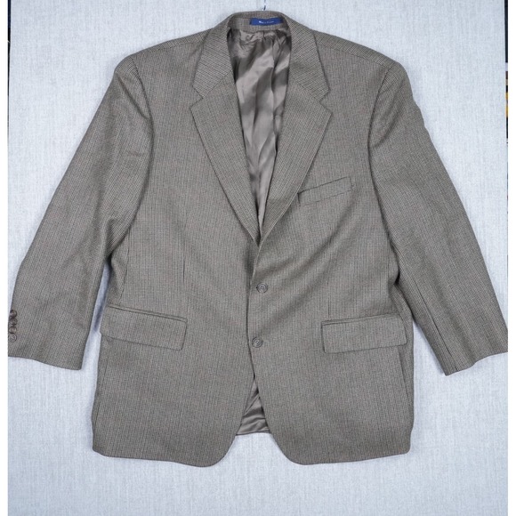 Chaps Other - VTG Chaps Ralph Lauren Blazer Sport Coat Men 48R 100% Virgin Wool 2 Button